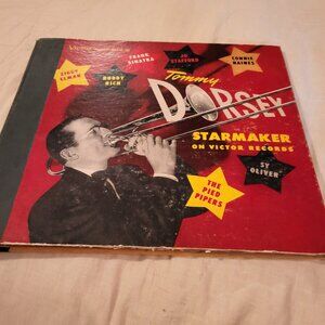 OLD RARE VINYL "TOMMY DORSEY STARMAKER ON VICTOR RECORDS" BOX SET 1944